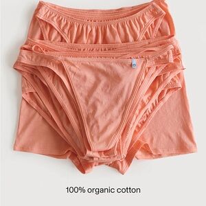 MATE the Label Organic Cotton Panties - Soft Coral